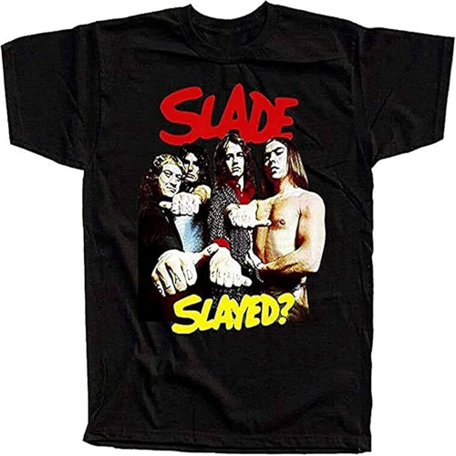 Slade - Slade Band Poster DTG Sport t Shirts Men Damen weiß (Black) S-3Xl Cotton Tops Tee Shirt Black Slade - Slade Band Poster DTG Sport t Shirts Men Damen weiß (Black) S-3Xl Cotton Tops Tee Shirt Black