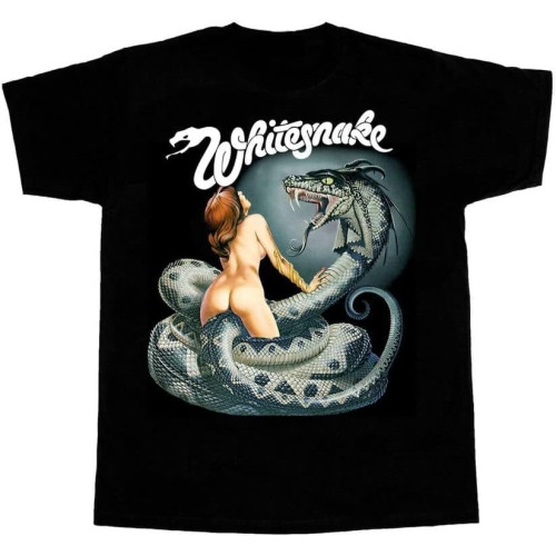 Whitesnake Lovehunter Short - Long Sleeve New Black T-Shirt
