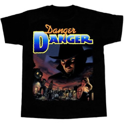 Danger Danger Naughty and Rock America Short - Long Sleeve New Black T-Shirt Danger Danger Naughty and Rock America Short - Long Sleeve New Black T-Shirt