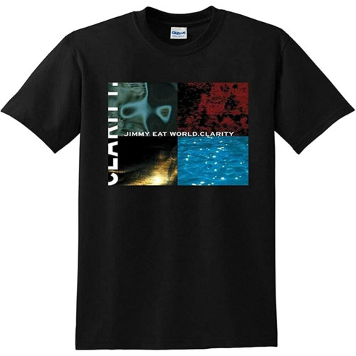 Jimmy Eat World T Shirt Clarity Vinyl Cd Cover Black