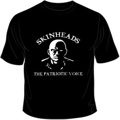 Skinheads - The Patriotic Voice T-Shirt Way of Life Oi! Oi! Oi! Boots & Braces A(1) Black Skinheads - The Patriotic Voice T-Shirt Way of Life Oi! Oi! Oi! Boots & Braces A(1) Black