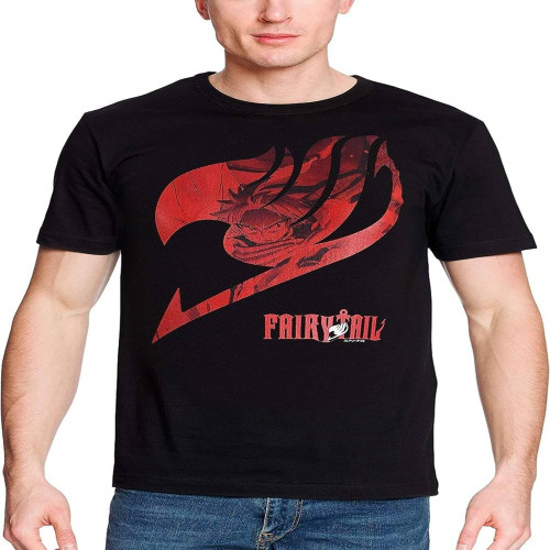 Lightn Cotton Division Fairy Tail T Shirt Fairy Tail Logo, Black, 56 Black Lightn Cotton Division Fairy Tail T Shirt Fairy Tail Logo, Black, 56 Black