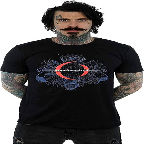 Cult A Perfect Circle Men's Mandala Logo T-Shirt Black Cult A Perfect Circle Men's Mandala Logo T-Shirt Black