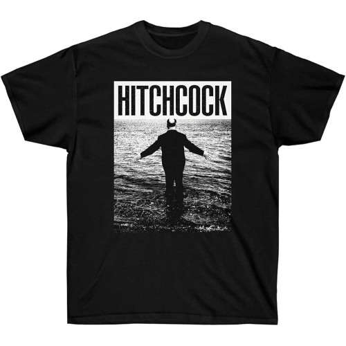 Alfred Hitchcock at The Edge T Shirt Black