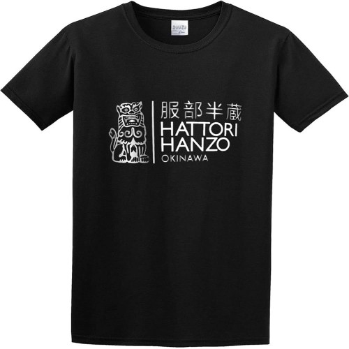 Hattori Hanzo O Neck Men Shirt Black