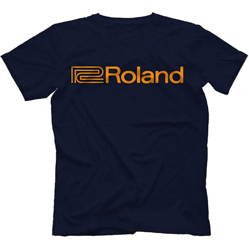 Roland Logo O-Neck 100% Cotton Short Sleeve Unisex T-Shirt Roland Logo O-Neck 100% Cotton Short Sleeve Unisex T-Shirt