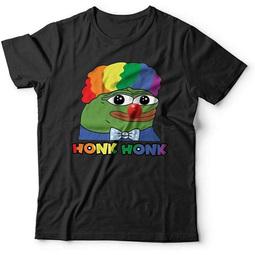 Honk Honk Clown Pepe Tshirt Unisex - Honkler t-Shirt Short-Sleeved Shirt Top Sweatshirt Black L Honk Honk Clown Pepe Tshirt Unisex - Honkler t-Shirt Short-Sleeved Shirt Top Sweatshirt Black L