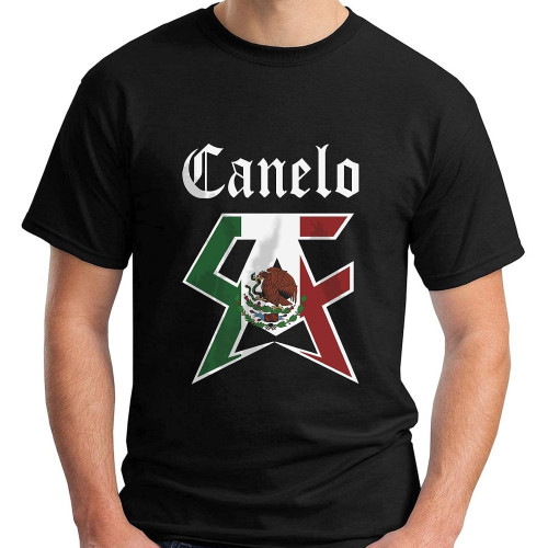 New Saul Alvarez Canelo Boxing Champ Men's Black T-Shirt Black S New Saul Alvarez Canelo Boxing Champ Men's Black T-Shirt Black S