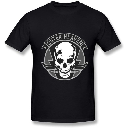 Men's T Shirts Outer Heaven-Metal Gear Solid Black Black 3XL