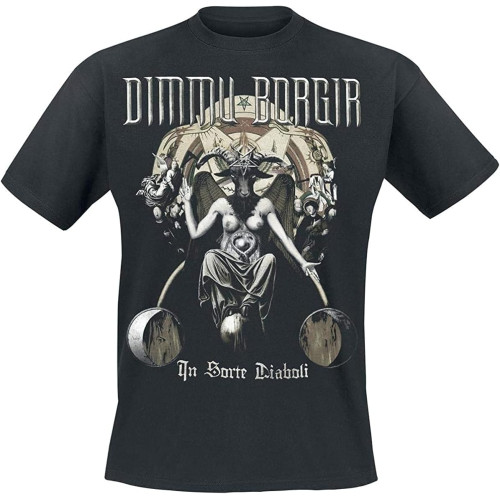 Brand Men Tshirts in sorte diaboli Dimmu Borgir T-Shirt Short Sleeve Graphic T-Shirt Printed T Shirt Black XL Brand Men Tshirts in sorte diaboli Dimmu Borgir T-Shirt Short Sleeve Graphic T-Shirt Printed T Shirt Black XL