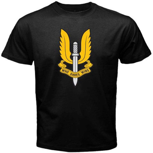 New SAS United Special Forces Army Men's Black T-Shirt Size S to 3XLSummer Style Casual Clothing Black L New SAS United Special Forces Army Men's Black T-Shirt Size S to 3XLSummer Style Casual Clothing Black L