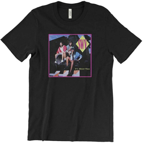 SWV It's About time T-Shirt - Tour Vintage Concert Shirt 90's r&b RNB Girl Group Short-Sleeved Shirt Top Sweatshirt Black S