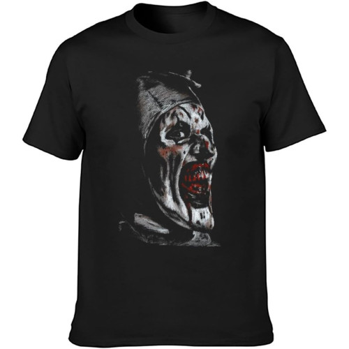 A is for Art The Clown The Terrifier Horror Movie T-Shirt Black Graphic Unisex Tee Shirt