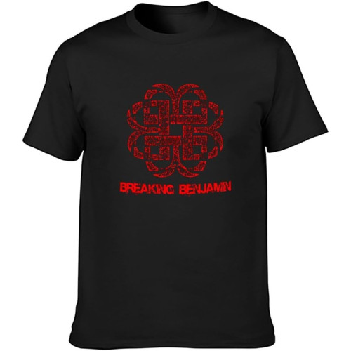 Breaking Benjamin T-Shirt Black Graphic Unisex Tee Shirt