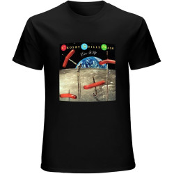 Crosby Stills & Nash Live It Up O-Neck 100% Cotton Short Sleeve Unisex T-Shirt