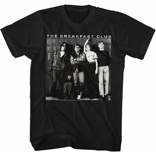 Breakfast Club Movie Judd Hirsch Bee ENN Men Shermer High School T-Shirt Black Graphic Unisex Tee Shirt Breakfast Club Movie Judd Hirsch Bee ENN Men Shermer High School T-Shirt Black Graphic Unisex Tee Shirt