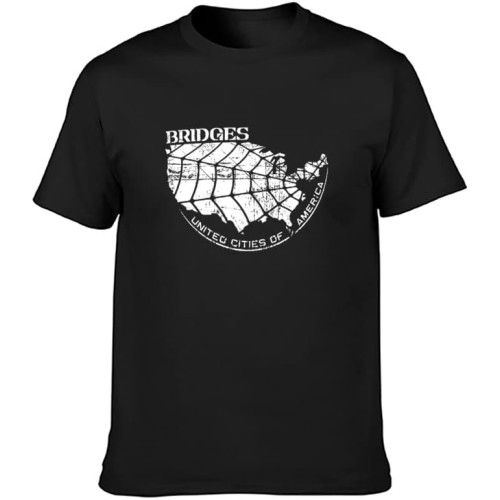 Bridges Death Stranding T-Shirt Black Graphic Unisex Tee Shirt Bridges Death Stranding T-Shirt Black Graphic Unisex Tee Shirt