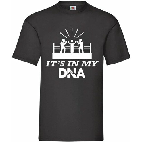 Boxing It's in My DNA T-Shirt Black Graphic Unisex Tee Shirt Boxing It's in My DNA T-Shirt Black Graphic Unisex Tee Shirt