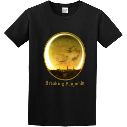 Breaking Benjamin Dark Before Dawn T-Shirt Black Graphic Unisex Tee Shirt