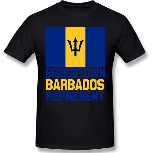 Bridgetown Barbados Represent Nerd T-Shirt Black Graphic Unisex Tee Shirt Bridgetown Barbados Represent Nerd T-Shirt Black Graphic Unisex Tee Shirt