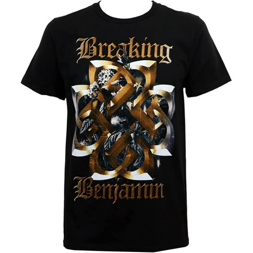 Breaking Benjamin Floral Symbol T-Shirt Black Graphic Unisex Tee Shirt Breaking Benjamin Floral Symbol T-Shirt Black Graphic Unisex Tee Shirt
