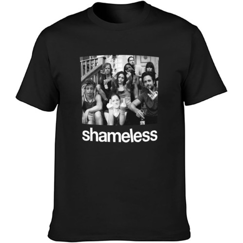 Shameless Gallagher Family Men's T-Shirt Unisex Black Cotton Print Tee Shirts Shameless Gallagher Family Men's T-Shirt Unisex Black Cotton Print Tee Shirts