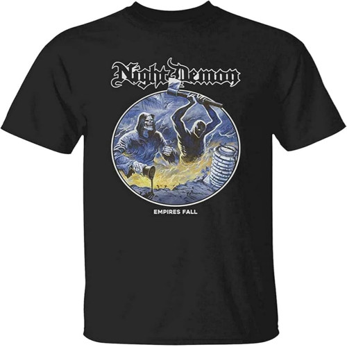 Kings Road Merch Empires Fall T-Shirts Night Demon T Shirt Black Kings Road Merch Empires Fall T-Shirts Night Demon T Shirt Black