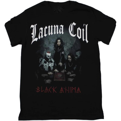 VTG Lacuna Coil Band Tour Heavy Cotton Black Unisex Shirt MM1050 Black