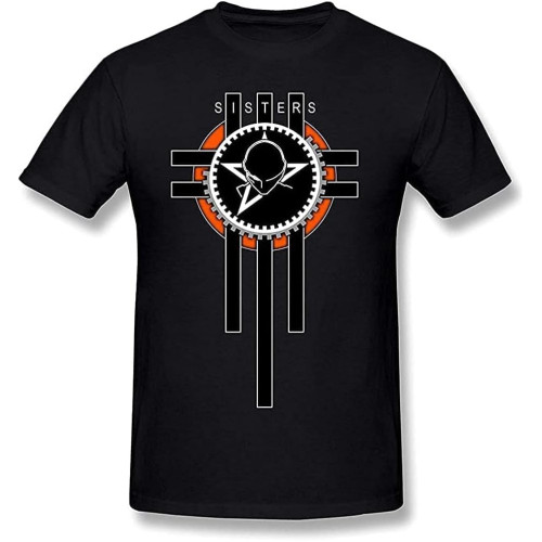The Sister of Mercy Men's T-Shirt Unisex Black Cotton Print Tee Shirts The Sister of Mercy Men's T-Shirt Unisex Black Cotton Print Tee Shirts