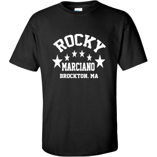 Marciano Rocky Movie Boxing Gym Training Mens Black T-Shirt (Large) Marciano Rocky Movie Boxing Gym Training Mens Black T-Shirt (Large)