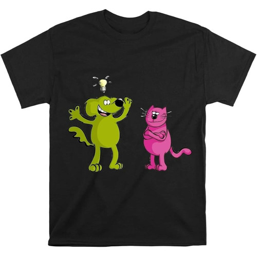XINFUN Roobarb and Custard Cool T-Shirt Gift T Shirt Men Tshirt Black L Black XINFUN Roobarb and Custard Cool T-Shirt Gift T Shirt Men Tshirt Black L Black