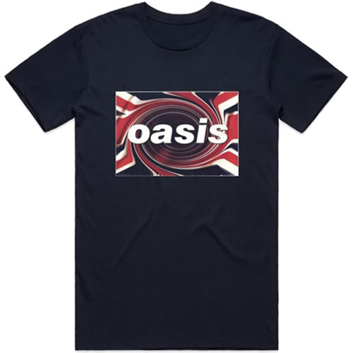 Oasis Union Jack Official Tee T-Shirt Mens Unisex