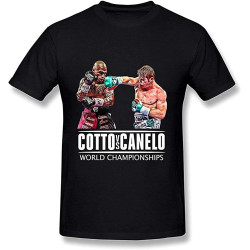 Cotto Canelo Miguel Cotto VS Canelo Alvarez World Championships O-Neck 100% Cotton Short Sleeve Unisex T-Shirt Cotto Canelo Miguel Cotto VS Canelo Alvarez World Championships O-Neck 100% Cotton Short Sleeve Unisex T-Shirt