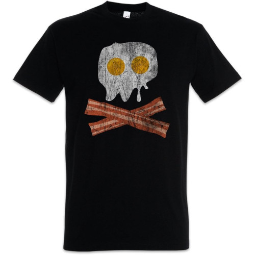 Bacon & Egg Skull Men T-Shirt