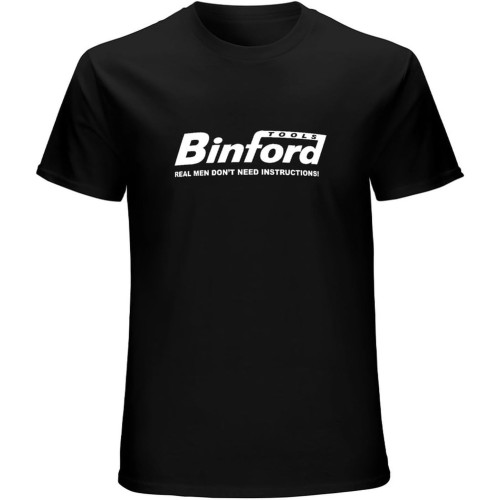 Binford Tools Real Man Don't Need Instructions O-Neck 100% Cotton Short Sleeve Unisex T-Shirt