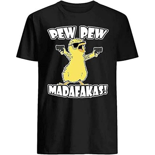 Chicken Pew Pew Madafakas T Shirt Vintage Gift for Men Funny Tee Black Chicken Pew Pew Madafakas T Shirt Vintage Gift for Men Funny Tee Black