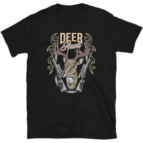 Deer Hunt Unisex T-Shirt Mens