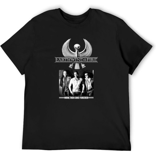 Earth Wind and Fire T-Shirt Now Then and Forever Tour Mens