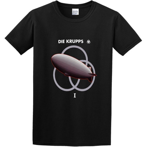 Kenneth Morgan Die Krupps I 1992 Album Cover Unisex 100% Cotton Short-Sleeve T-Shirts Black Kenneth Morgan Die Krupps I 1992 Album Cover Unisex 100% Cotton Short-Sleeve T-Shirts Black