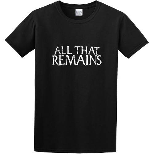 All That Remains American Heavy Metal Band Music Unisex 100% Cotton Short-Sleeve T-Shirts Black All That Remains American Heavy Metal Band Music Unisex 100% Cotton Short-Sleeve T-Shirts Black