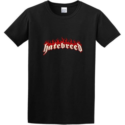 Hatebreed American Metalcore Band Music Tour Hatebreed Unisex 100% Cotton Short-Sleeve T-Shirts Black