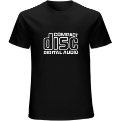 Compact Disc Digital Audio Vintage Retro Electronics O-Neck 100% Cotton Short Sleeve Unisex T-Shirt Compact Disc Digital Audio Vintage Retro Electronics O-Neck 100% Cotton Short Sleeve Unisex T-Shirt