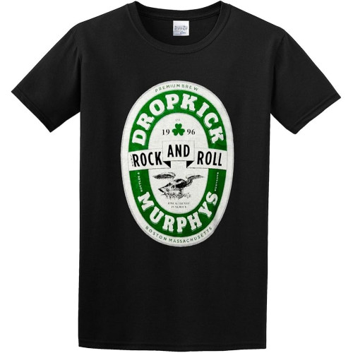 Shamrock and Roll Caps Unisex 100% Cotton Short-Sleeve T-Shirts Black Shamrock and Roll Caps Unisex 100% Cotton Short-Sleeve T-Shirts Black