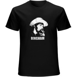 BINGGHAM O-Neck 100% Cotton Short Sleeve Unisex T-Shirt BINGGHAM O-Neck 100% Cotton Short Sleeve Unisex T-Shirt