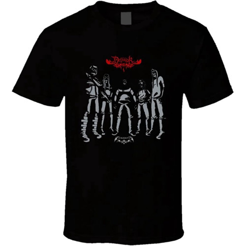 Golden Dosa Dethklok Metalocalypse Animated Cartoon Pullover Short Sleeve Top Men's O-Neck T-Shirt Unisex Pure Cotton Black Golden Dosa Dethklok Metalocalypse Animated Cartoon Pullover Short Sleeve Top Men's O-Neck T-Shirt Unisex Pure Cotton Black