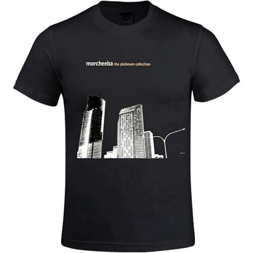 Morcheeba The Platinum Collection Pullover Short Sleeve Top Men's O-Neck T-Shirt Unisex Pure Cotton Black Morcheeba The Platinum Collection Pullover Short Sleeve Top Men's O-Neck T-Shirt Unisex Pure Cotton Black