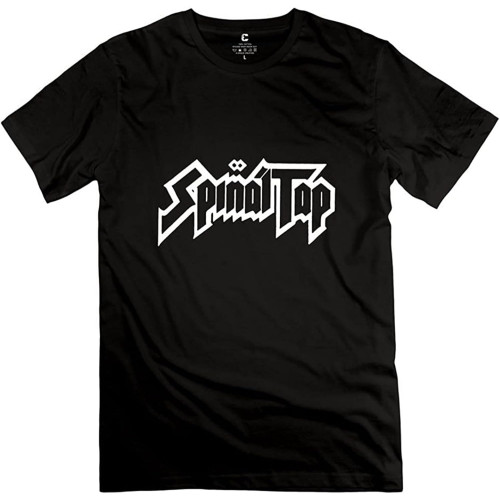 Huimin Spinal Tap None More Pullover Short Sleeve Top Men's O-Neck T-Shirt Unisex Pure Cotton Black Huimin Spinal Tap None More Pullover Short Sleeve Top Men's O-Neck T-Shirt Unisex Pure Cotton Black