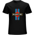Retro Martini Racing Car Enthusiast Rally O-Neck 100% Cotton Short Sleeve Unisex T-Shirt