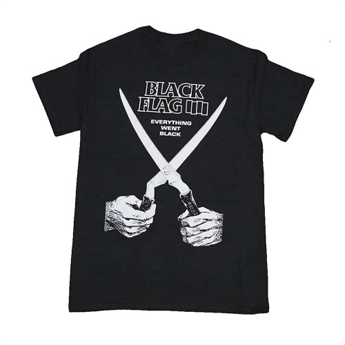 Black Flag Everything Went Black Pullover Short Sleeve Top Men's O-Neck T-Shirt Unisex Pure Cotton Black Black Flag Everything Went Black Pullover Short Sleeve Top Men's O-Neck T-Shirt Unisex Pure Cotton Black