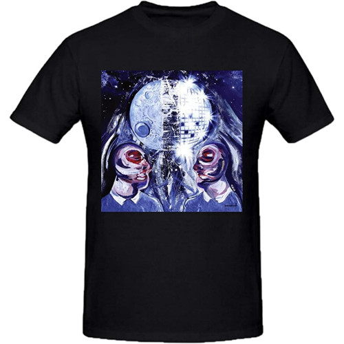The Orb Moonbuilding Pullover Short Sleeve Top Men's O-Neck T-Shirt Unisex Pure Cotton Black The Orb Moonbuilding Pullover Short Sleeve Top Men's O-Neck T-Shirt Unisex Pure Cotton Black